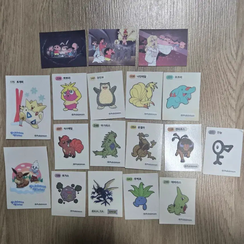 [BUNJANG] Pokemon Sticker Set / 포켓몬스터 씰스티커  랜덤 일괄