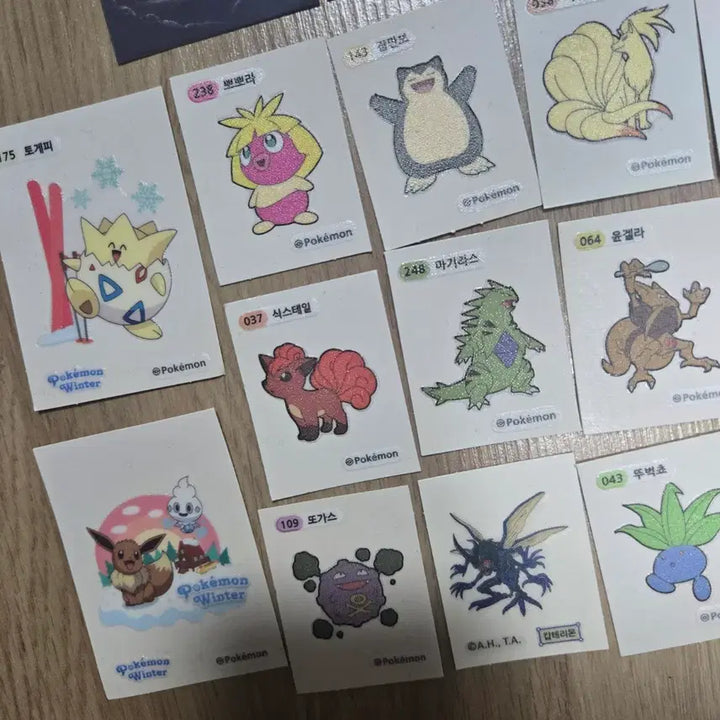 [BUNJANG] Pokemon Sticker Set / 포켓몬스터 씰스티커  랜덤 일괄