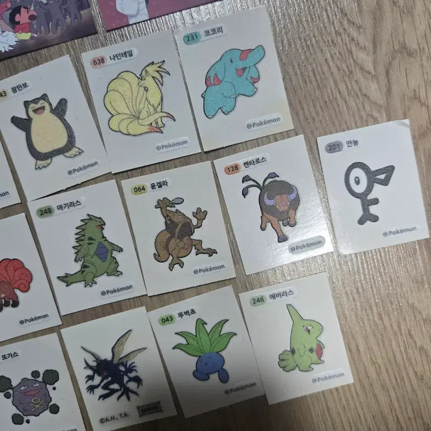 [BUNJANG] Pokemon Sticker Set / 포켓몬스터 씰스티커  랜덤 일괄