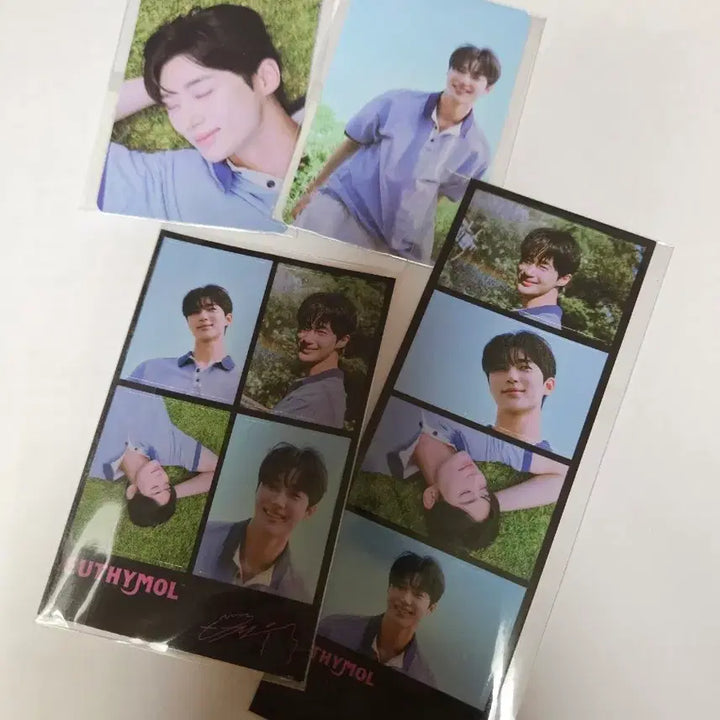 [BUNJANG] Byeon Woo Seok Yooish Mall Photocard Set / 변우석 유시몰 포카 네컷포토 포토카드 4종 일괄