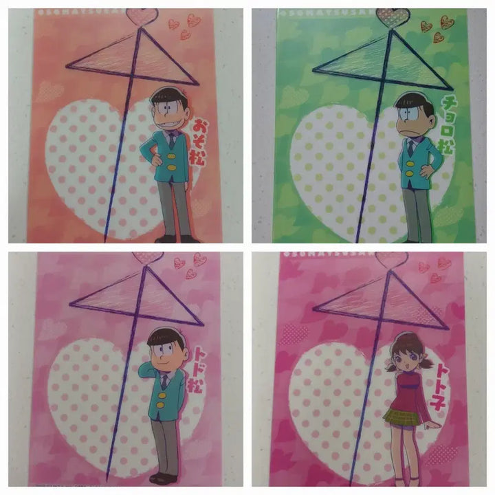 [BUNJANG] Osomatsu-san Mini Clear File Collection - Osomatsu, Todomatsu, Totoko, Nyanchu / 오소마츠상 미니 클리어 파일 컬렉션 오소마츠쵸로마츠토도마츠 토토코 136