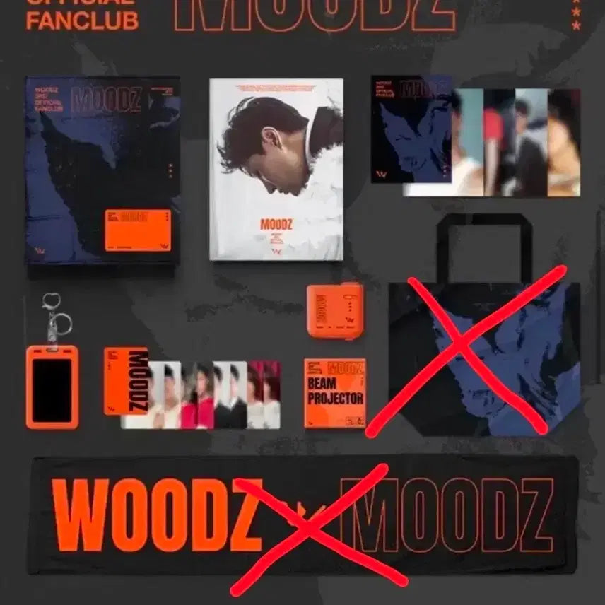 [BUNJANG] WOODZ 3rd Official Fanclub Kit MOODZ / 우즈 3집 공식 팬클럽 키트 MOODZ