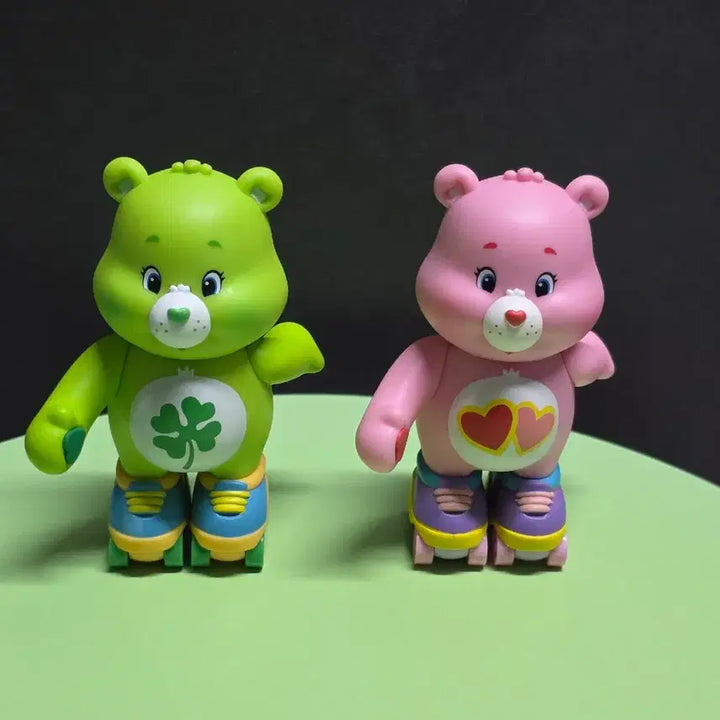 [BUNJANG] Care Bears Roller Skate Series Figures Bundle Set / 케어베어 롤러 스케이트 시리즈 피규어 굿럭베어 러브어랏베어 일괄