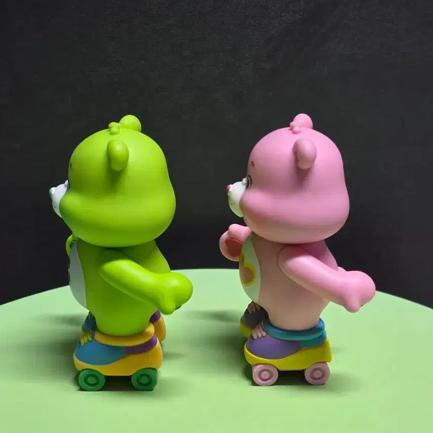 [BUNJANG] Care Bears Roller Skate Series Figures Bundle Set / 케어베어 롤러 스케이트 시리즈 피규어 굿럭베어 러브어랏베어 일괄