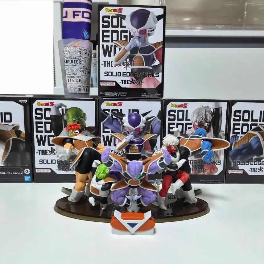 [BUNJANG] Dragon Ball Z Ginyu Force + Frieza Solid Edge Works Figures / 드래곤볼Z 기뉴특전대+프리저 솔리드 엣지 웍스 피규어