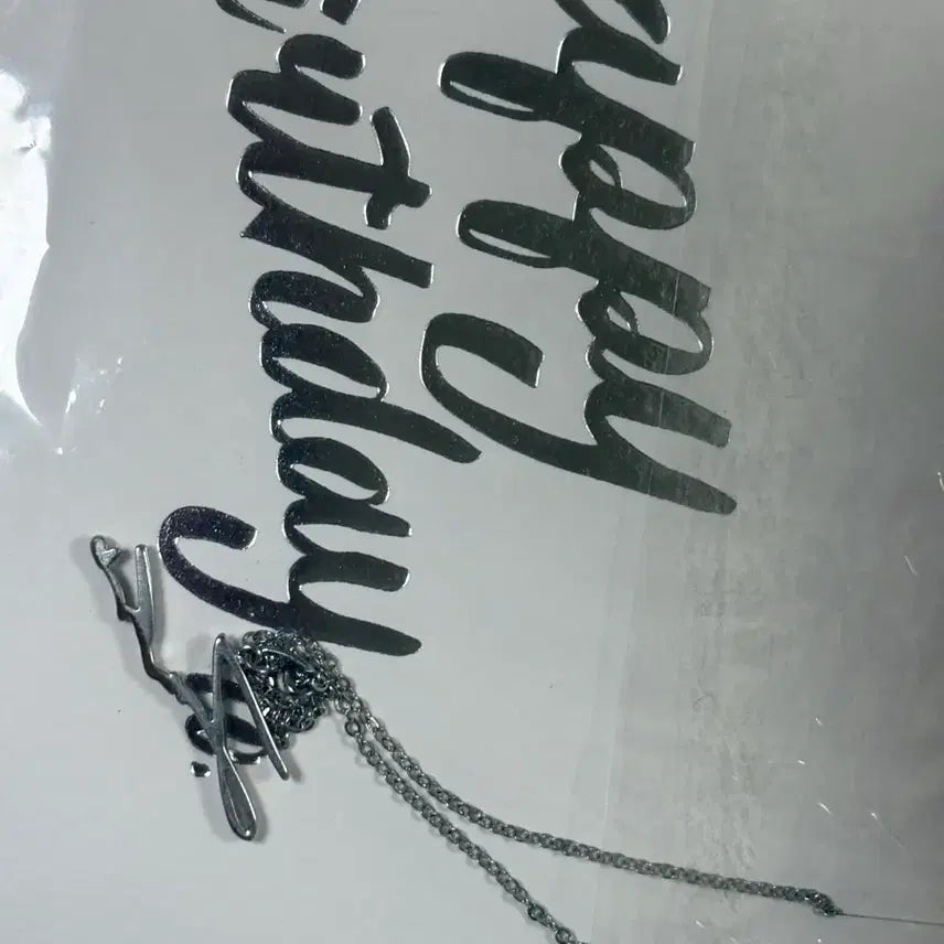 [BUNJANG] NCT Dream Jaemin Signature Signed Birthday Necklace / 엔시티드림 재민 시그니처 사인 생일 목걸이