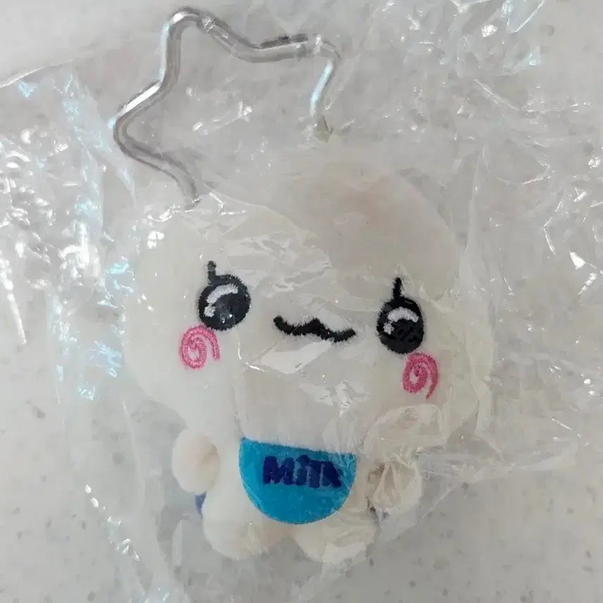 [BUNJANG] Shizukuchan Milk-kun Mascot Keychain Carabiner / 시즈쿠짱 인형 밀크군 키링 마스코트 카라비너