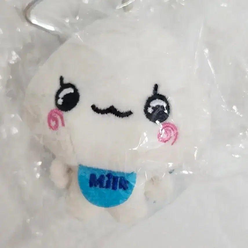 [BUNJANG] Shizukuchan Milk-kun Mascot Keychain Carabiner / 시즈쿠짱 인형 밀크군 키링 마스코트 카라비너
