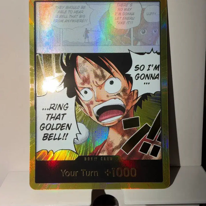 [BUNJANG] One Piece OP15 Luffy Gold Card / [북미] 원피스 OP15 루피 금둥 카드