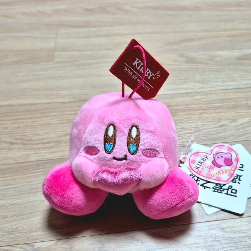 [BUNJANG] Kirby Star Kirby Heart Mascot Plush / 별의커비 스타 커비 하트 마스코트_냠냠