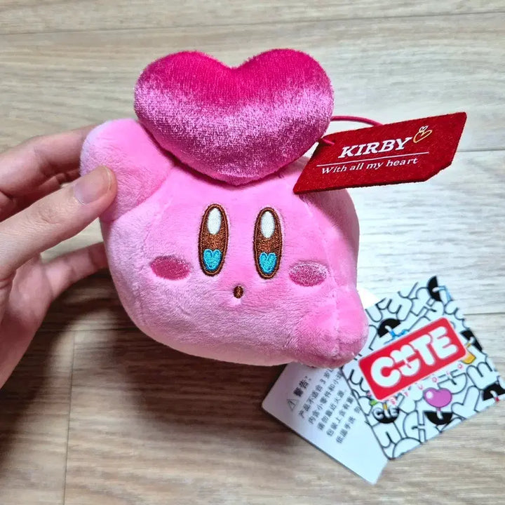 [BUNJANG] Kirby Star Kirby Heart Mascot Plush Toy / 별의커비 스타 커비 하트 마스코트_새침
