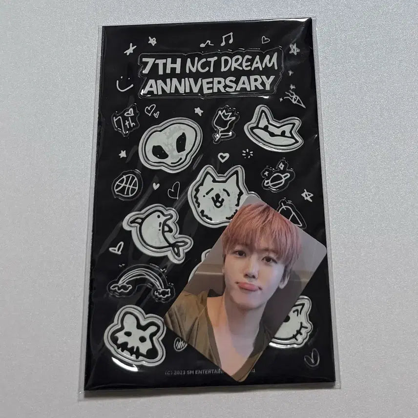 [BUNJANG] NCT DREAM 7th Anniversary Glow-in-the-dark Sticker Photocard Set Jaemin / 미개봉) 엔시티 드림 7주년 야광 스티커 포카 세트 재민 양도