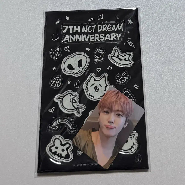 [BUNJANG] NCT DREAM 7th Anniversary Glow-in-the-dark Sticker Photocard Set Jaemin / 미개봉) 엔시티 드림 7주년 야광 스티커 포카 세트 재민 양도