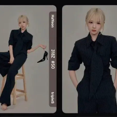 [BUNJANG] TripleS Object Jeong Hayeon Suit Set CC316-CC319 / 트리플에스 오브젝트 정하연 수트세트 CC316 ~ CC319