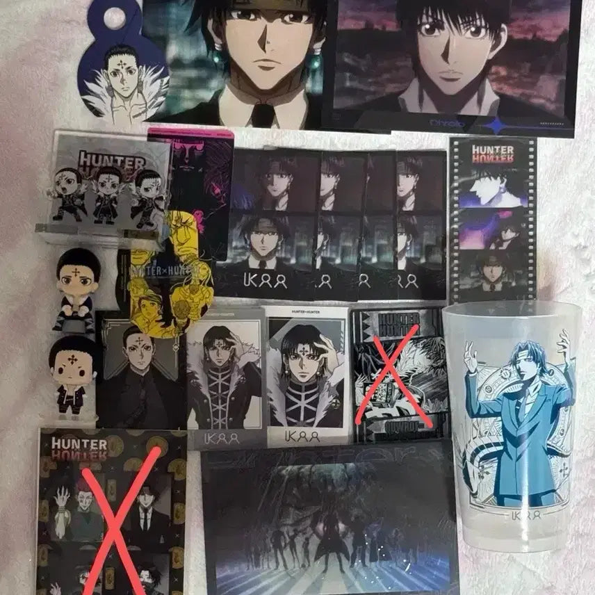 [BUNJANG] Hunter x Hunter Chrollo &amp; Killua Goods Bundle Set / 헌터x헌터 클로로 굿즈 세트 일괄 키르아