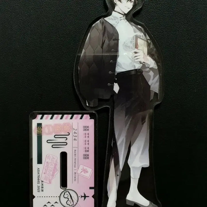 [BUNJANG] NIJISANJI Saiki Ittetsu Asia Travel Acrylic Stand / 니지산지 사이키 잇테츠 아시아트래블 아크릴 스탠드 아크스타