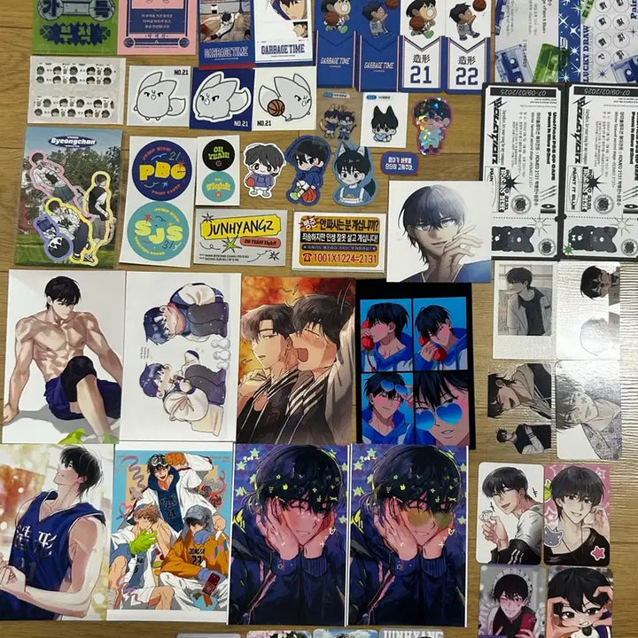 [BUNJANG] Garbage Time Park Byungchan Photocard, Charm Sticker, Postcard, Student ID, Photo / 가비지타임 박병찬 포토카드 부적 스티커 엽서 학생증 증사 지류