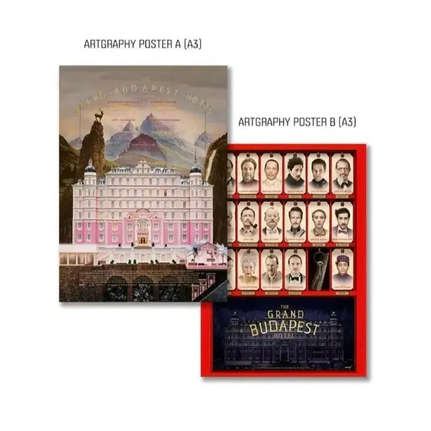 [BUNJANG] The Grand Budapest Hotel Artgraphy Poster A/B / 그랜드부다페스트호텔 아트그라피 포스터