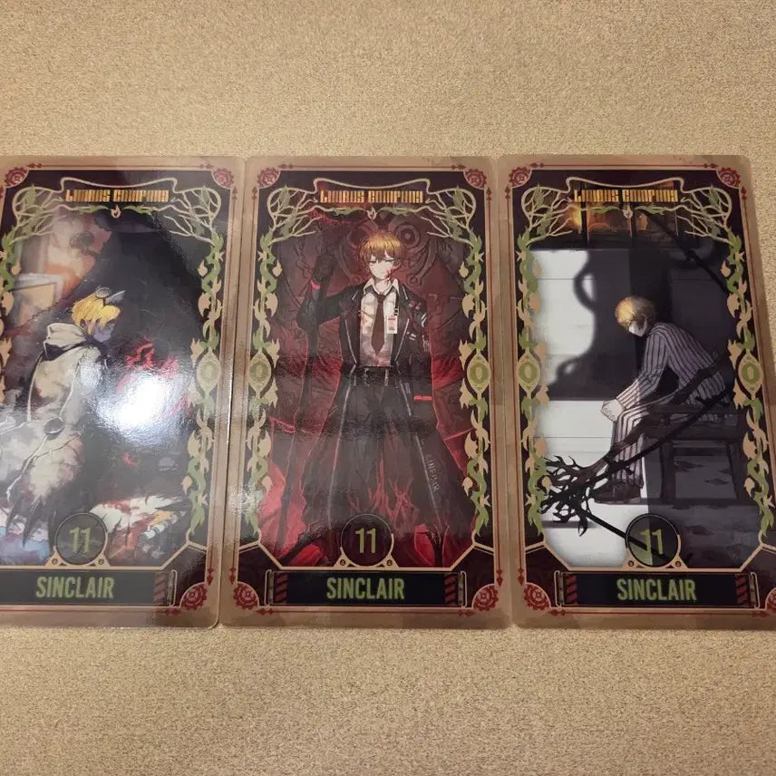 [BUNJANG] Limbus Company Arcana Card Collection 2 Sinclair / 림버스컴퍼니 애니메이트페어 아르카나 카드2 싱클레어