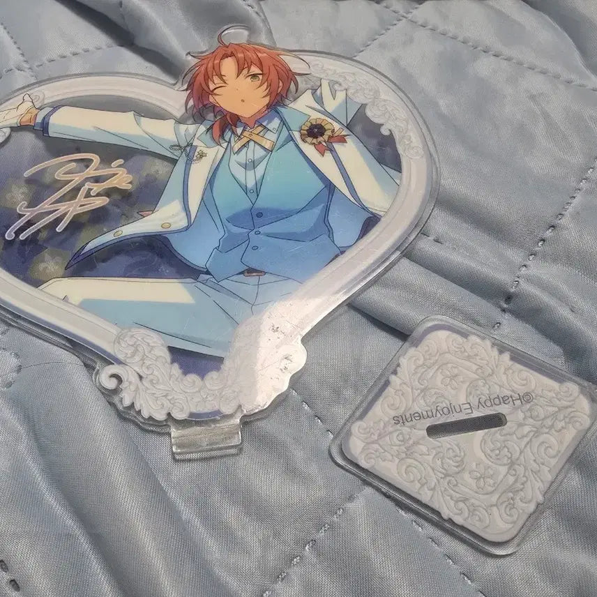 [BUNJANG] Ensemble Stars White Suit Heart Acrylic Stand 3rd Anniversary / 앙상블 스타즈 백정장 하트아크릴 3주년