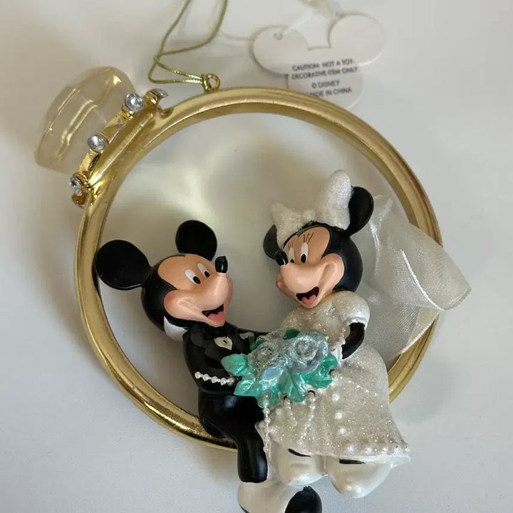 [BUNJANG] Disney Mickey Mouse &amp; Minnie Mouse Wedding Ornament / 디즈니 미키마우스 미니마우스 결혼 오너먼트