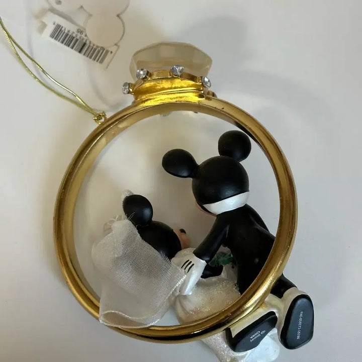 [BUNJANG] Disney Mickey Mouse &amp; Minnie Mouse Wedding Ornament / 디즈니 미키마우스 미니마우스 결혼 오너먼트