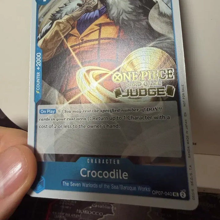 [BUNJANG] One Piece Crocodile Jersey Promo Card (North America) / [북미] 원피스 크로커다일 저지 프로모 카드
