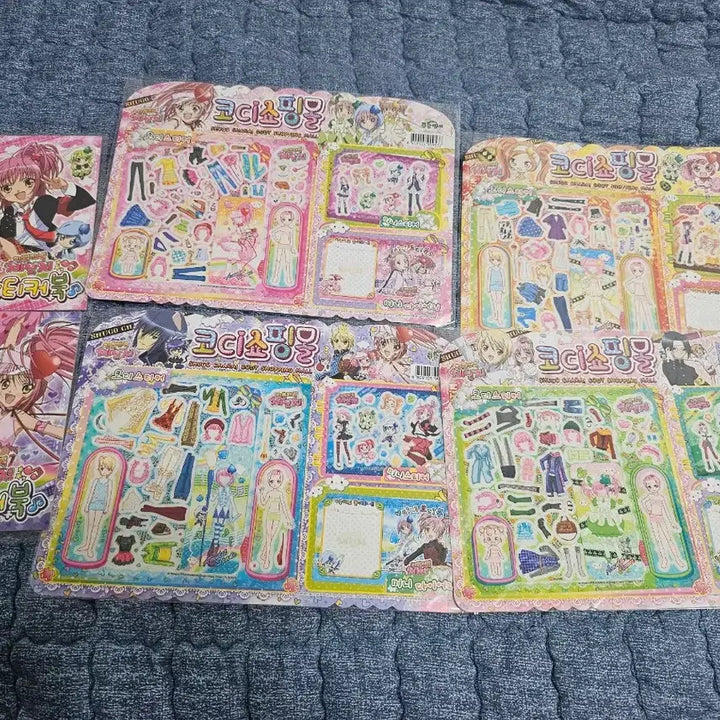 [BUNJANG] Shugo Chara! Shugo Chara! Coordinate Sticker Book &amp; Can Badge Bundle Set / 캐릭캐릭체인지 캐캐체 코디스티커북, 캔뱃지 일괄 판매