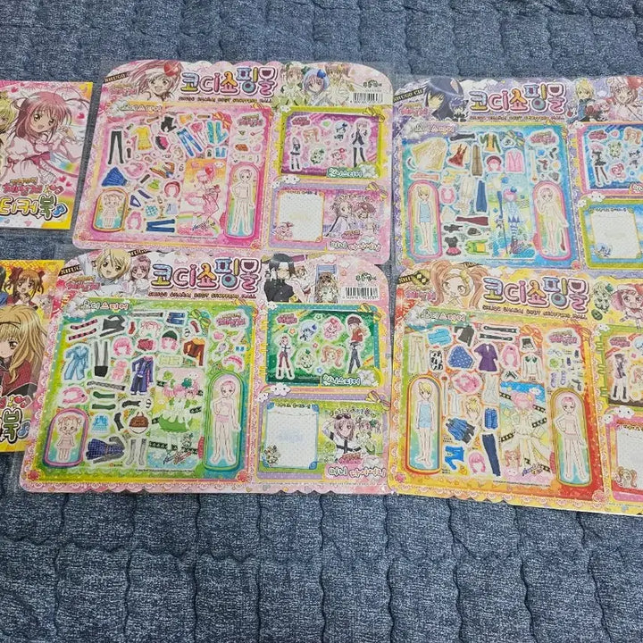[BUNJANG] Shugo Chara! Shugo Chara! Coordinate Sticker Book &amp; Can Badge Bundle Set / 캐릭캐릭체인지 캐캐체 코디스티커북, 캔뱃지 일괄 판매