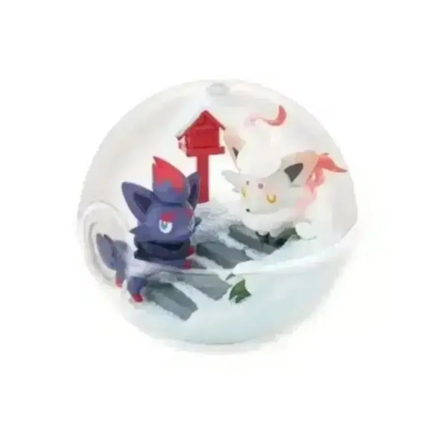 [BUNJANG] Re-Ment Pokémon Terrarium Collection Figure - Zoroark &amp; Hisuian Zoroark / 포켓몬 테라리움 컬렉션 리멘트 피규어 1종 (조로아&amp;히스이 조로아)