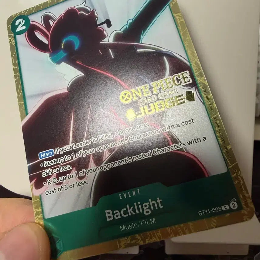 [BUNJANG] One Piece UTA Backlight Jersey Promo Card (North America) / [북미] 원피스 우타 백라이트 저지 프로모 카드