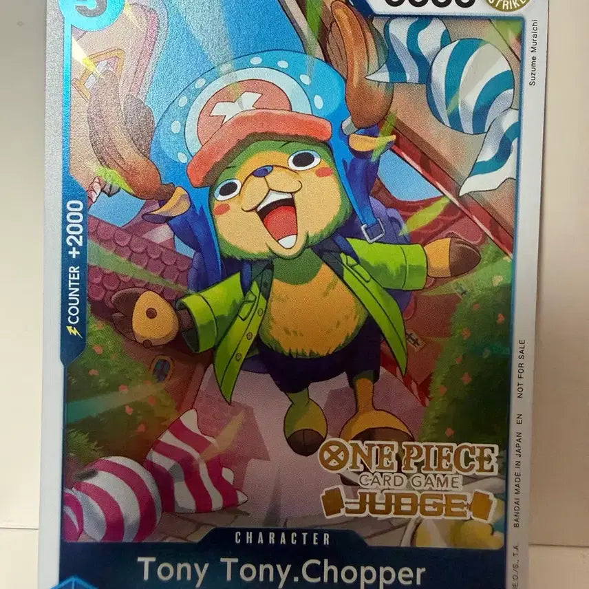 [BUNJANG] One Piece Tony Tony Chopper Jersey Promo Card (North America) / [북미] 원피스 토니토니 쵸파 저지 프로모 카드