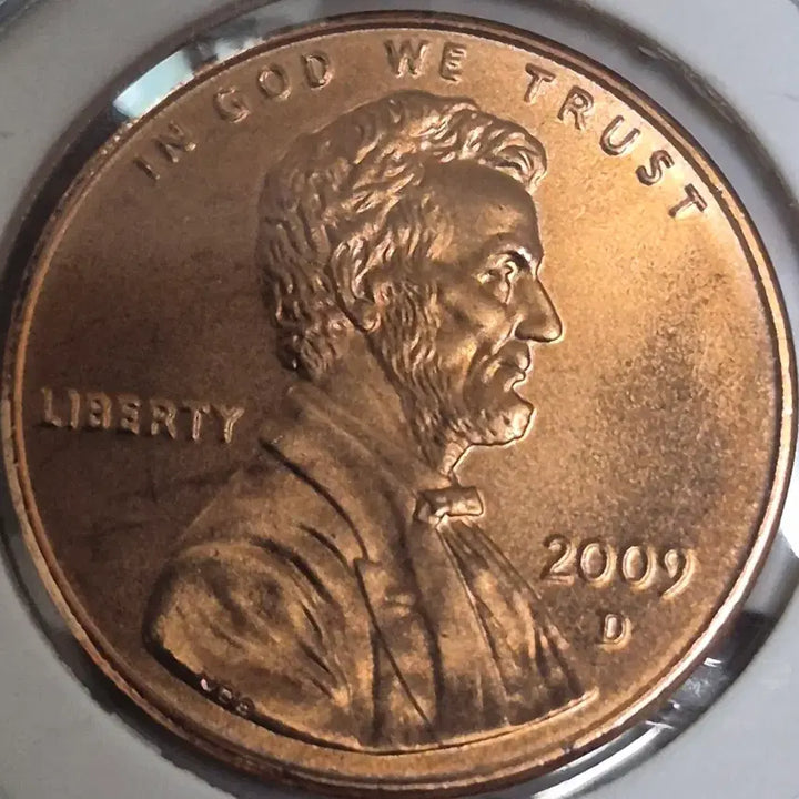 [BUNJANG] 2009 Lincoln Cent Copper Penny (Uncirculated) / 2009년 D링컨 센트 구리페니3,1그램  (완전미사용)
