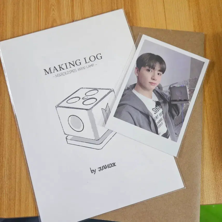 [BUNJANG] BTS Jungkook Mood Lamp Speaker Photocard Making Log Bundle Set / 정국무드등스피커 포카 메이킹로그 포함 bts