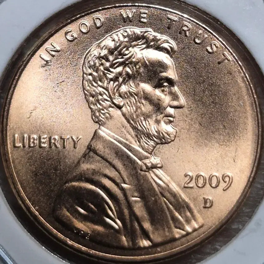 [BUNJANG] 2009 D Lincoln Copper Penny (3.1g) / 2009년D 링컨 구리페니3,1그램