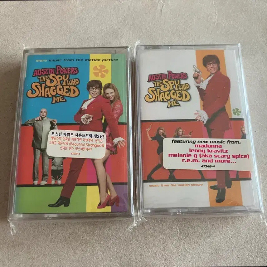 [BUNJANG] Austin Powers 90s Movie Soundtrack Unsealed Cassette Tape / 90년대 영화 오스틴 파워 OST 영화음악 미개봉 카세트테이프