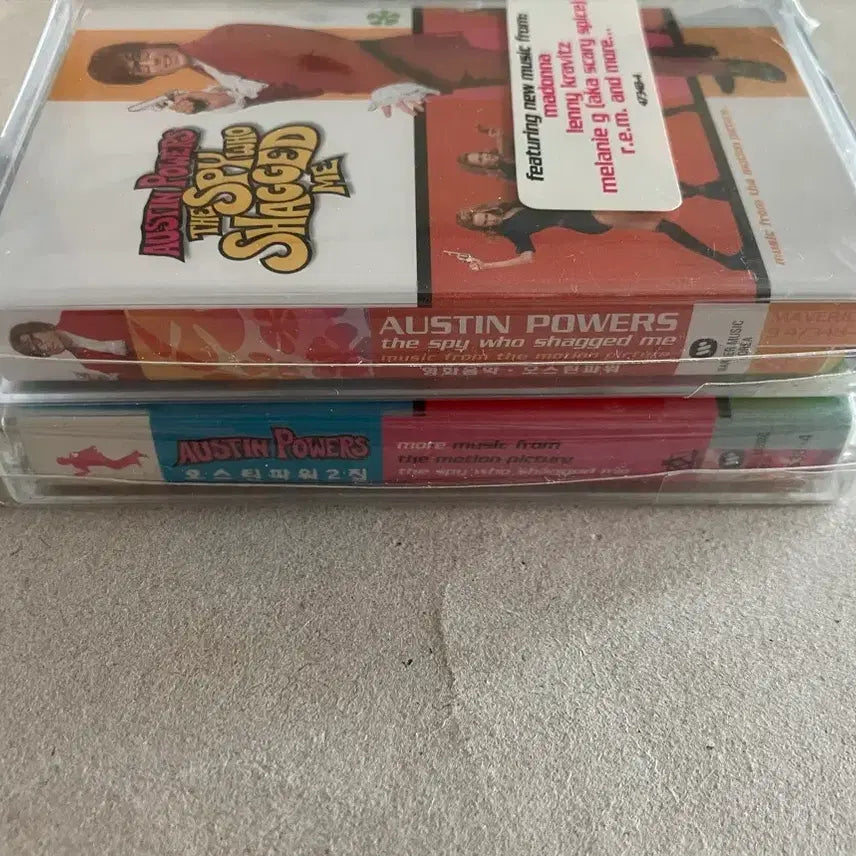 [BUNJANG] Austin Powers 90s Movie Soundtrack Unsealed Cassette Tape / 90년대 영화 오스틴 파워 OST 영화음악 미개봉 카세트테이프