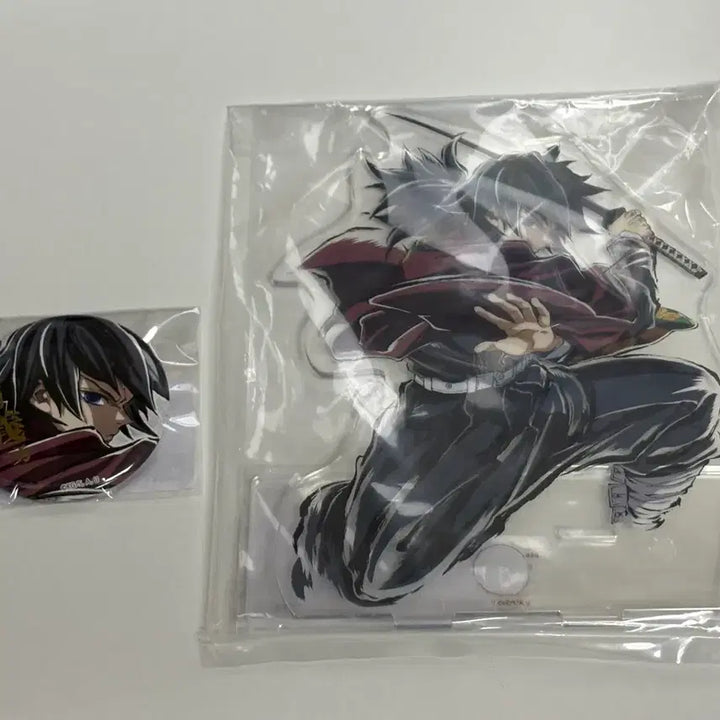 [BUNJANG] Demon Slayer Giyu Web Lottery Acrylic Stand &amp; Can Badge Set / (일괄) 귀칼 기유 웹쿠지 아크릴스탠드캔뱃지 c상e상 c107