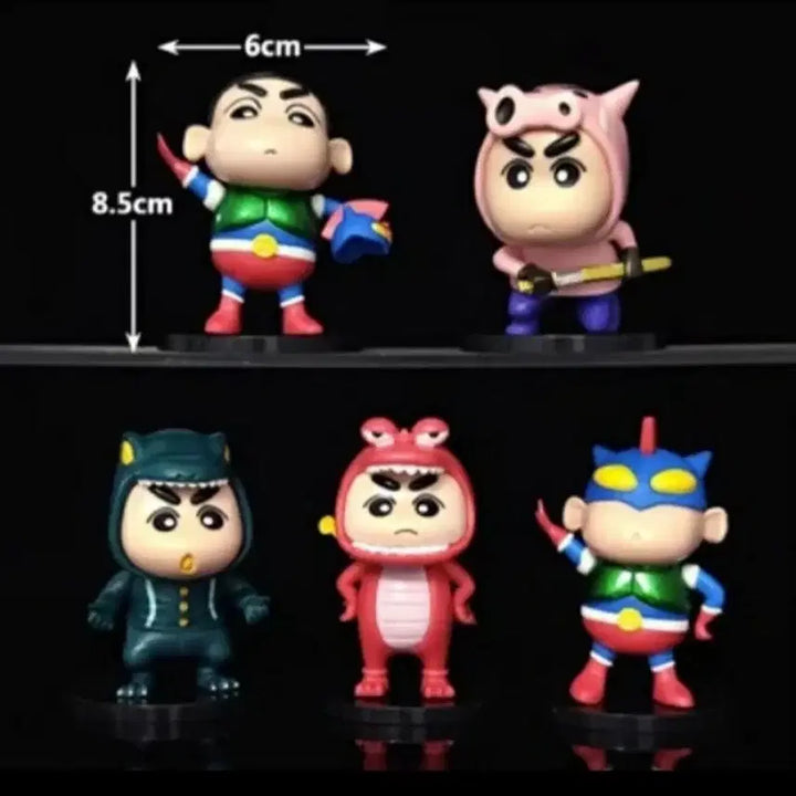 [BUNJANG] Crayon Shin-chan 5-Figure Set (Sealed) / 짱구는 못말려 미개봉 피규어 5종 세트로 일괄 판매합니다.
