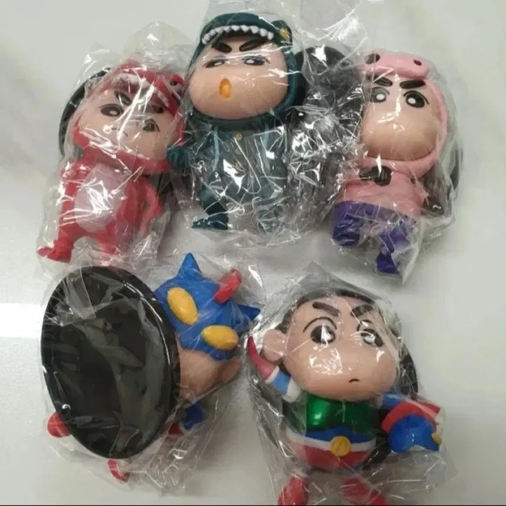 [BUNJANG] Crayon Shin-chan 5-Figure Set (Sealed) / 짱구는 못말려 미개봉 피규어 5종 세트로 일괄 판매합니다.