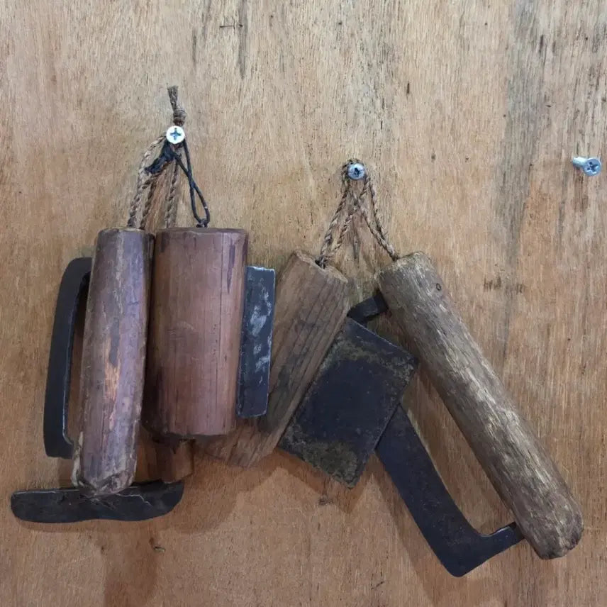 [BUNJANG] Traditional Korean Three-Edged Knife Set (5 Pieces) / 민속품 / 귀요미 삼칼 5점