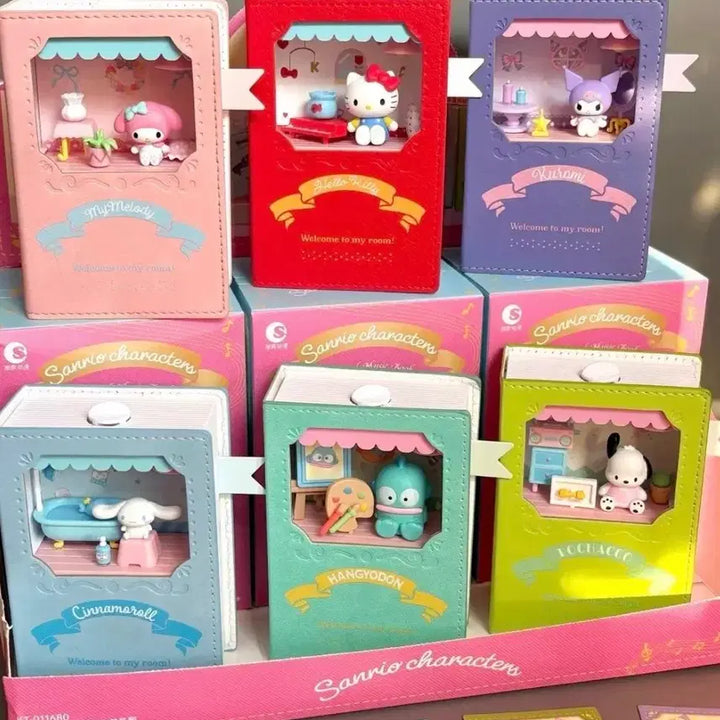 [BUNJANG] Sanrio Music Box Magic Book Figure Hangyodon / 산리오 오르골 매직북 피규어 (한교동)