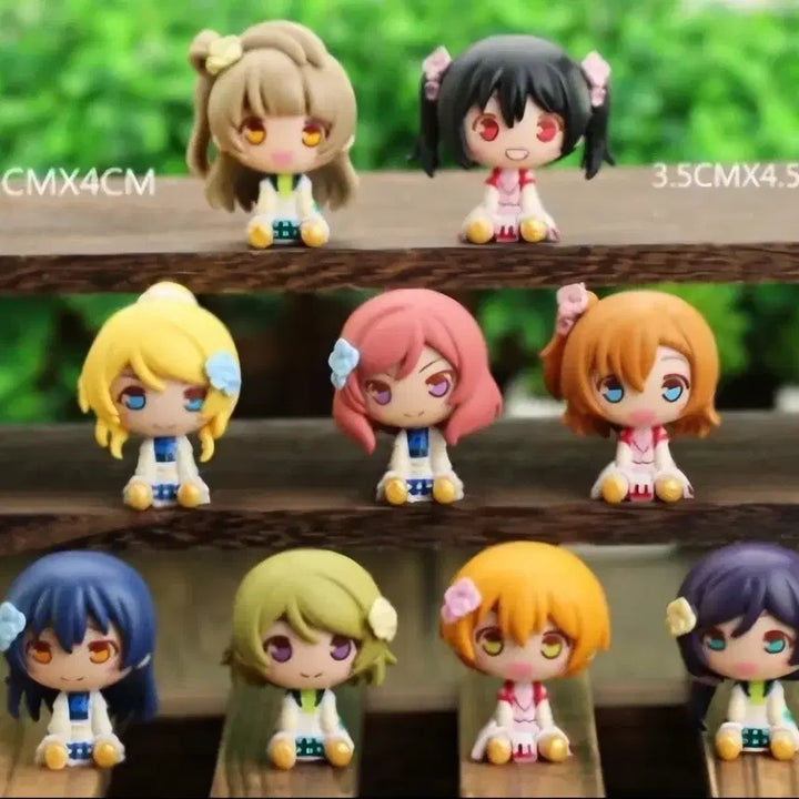 [BUNJANG] Love Live! Figures 9-Piece Set Sealed / 러브라이브 피규어 미개봉 9종 세트로 일괄판매합니다.