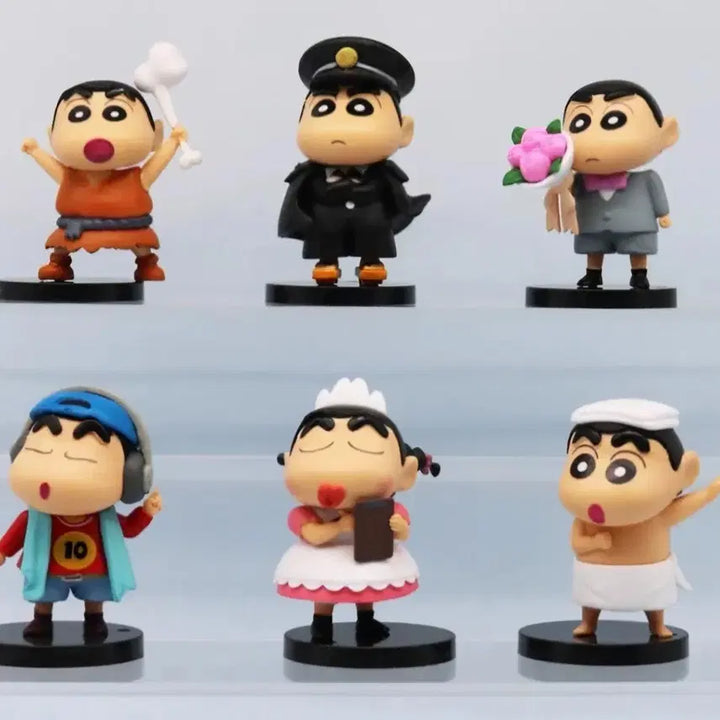 [BUNJANG] Crayon Shin-chan 6-Figure Set (Sealed) / 짱구 피규어 미개봉 6종 세트로 일괄 판매합니다.