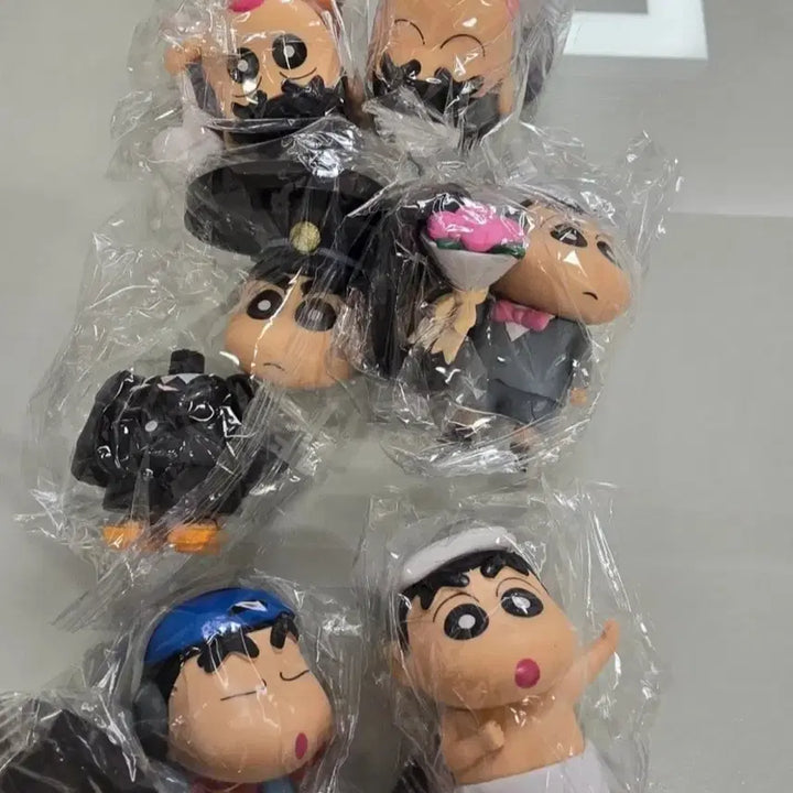 [BUNJANG] Crayon Shin-chan 6-Figure Set (Sealed) / 짱구 피규어 미개봉 6종 세트로 일괄 판매합니다.