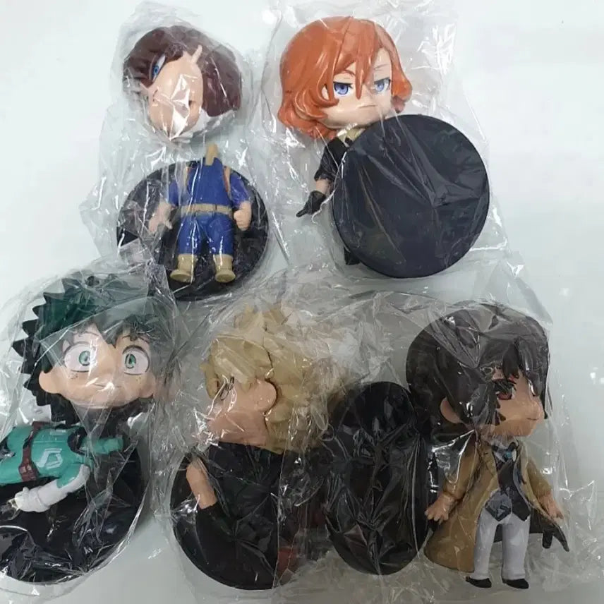 [BUNJANG] My Hero Academia 5-Figure Set (Unsealed) / 나의 히어로 아카데미아 피규어 미개봉 5종 세트로 일괄 판매합니다.