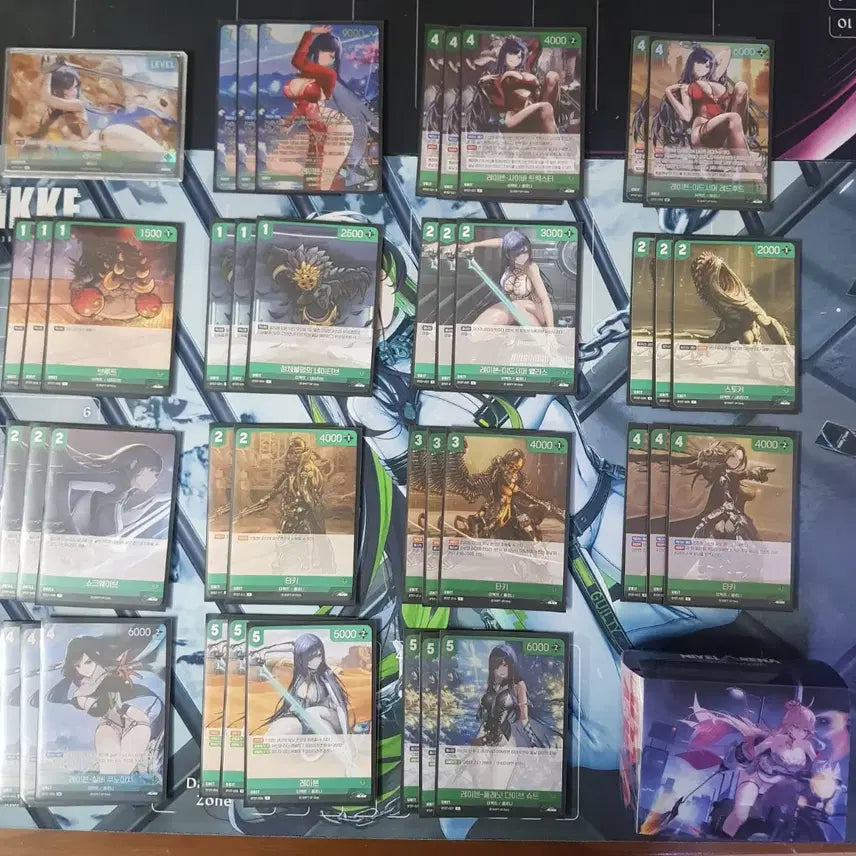 [BUNJANG] Wandeck Raven Nibelarena Green Deck (with Deck Case) / [완덱] 레이븐 니벨아레나 녹색 완덱 (덱케이스 추가)
