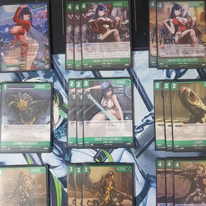 [BUNJANG] Wandeck Raven Nibelarena Green Deck (with Deck Case) / [완덱] 레이븐 니벨아레나 녹색 완덱 (덱케이스 추가)