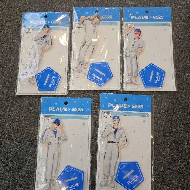 [BUNJANG] PLAVE GS25 Collaboration Acrylic Stand Set (5 Types) / 플레이브 GS25 아크릴 스탠드 5종 세트 일괄