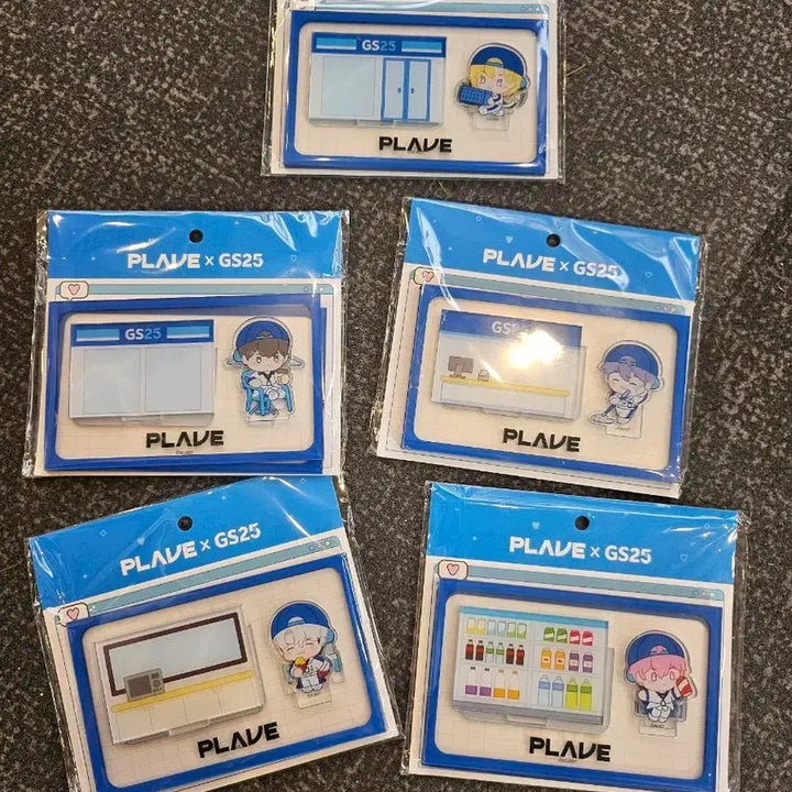 [BUNJANG] PLAVE GS25 Acrylic Stand Bundle Set (5 Types) / 플레이브 GS25 아크릴 스탠드 5종 일괄